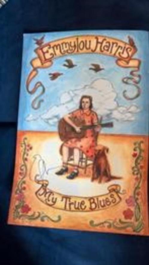 Emmylou Harris my true Blues concertpster met handtekening, Verzamelen, Muziek, Artiesten en Beroemdheden, Zo goed als nieuw, Poster, Artwork of Schilderij