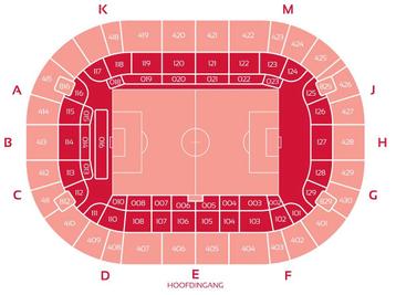 3x Ajax - NEC, vak 424 naast elkaar, betrouwbaar beschikbaar voor biedingen