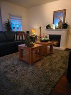 2 Eiken Salontafels/Hoektafels - Zeer Netjes!, Huis en Inrichting, Ophalen