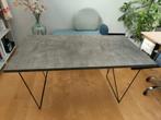 Westwing tafel bureau betonlook, Huis en Inrichting, Tafels | Eettafels, Ophalen of Verzenden, Zo goed als nieuw, Rechthoekig