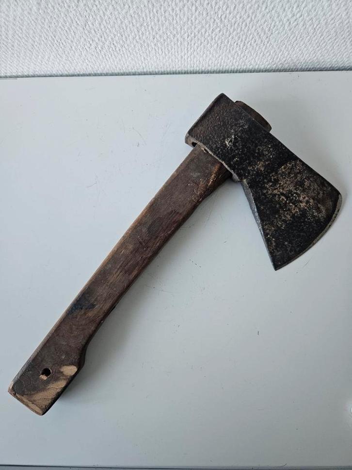 Antieke hakbijl, Antiek en Kunst, Curiosa en Brocante, Ophalen of Verzenden