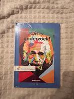 Boek Dit is onderzoek!, Boeken, Overige vakken, Nieuw, Ophalen of Verzenden, Noordhoff Uitgevers