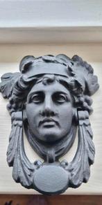 Deurklopper Athena zwart gietijzer, Antiek en Kunst, Ophalen of Verzenden