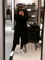 Won Hundred, wollen damesmantel - mt. 40, Maat 38/40 (M), Ophalen of Verzenden, Zo goed als nieuw, Zwart