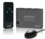 Marmitek HDMI switch 3 input 1 output met remote control, Ophalen of Verzenden, Gebruikt, Minder dan 2 meter, HDMI-kabel