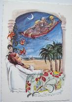 vier kaarten met afbeeldingen van Scandinavische sprookjes, Verzenden, 1960 tot 1980, Ongelopen, Kinderen