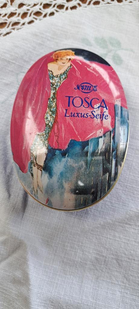 Tosca Luxe Zeep N 4711 in Blik, Antiek en Kunst, Curiosa en Brocante, Ophalen of Verzenden