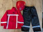 Brandweer outfit maat 104, Ophalen of Verzenden, Gebruikt, 104 of kleiner, Jongen