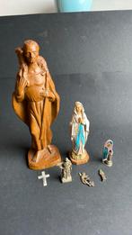 7 st religie beeldjes van 26 -15-6-1 cm samen € 10.-, Ophalen of Verzenden