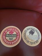 2x Heineken Bierviltje bokbier, Verzamelen, Ophalen of Verzenden, Gebruikt, Viltje(s), Heineken