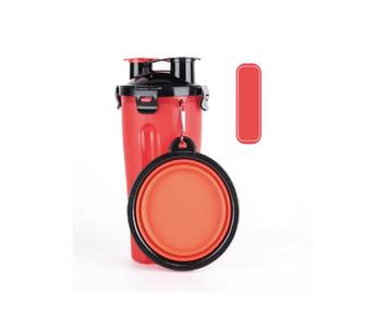 honden water fles en drinkbak - rood  beschikbaar voor biedingen