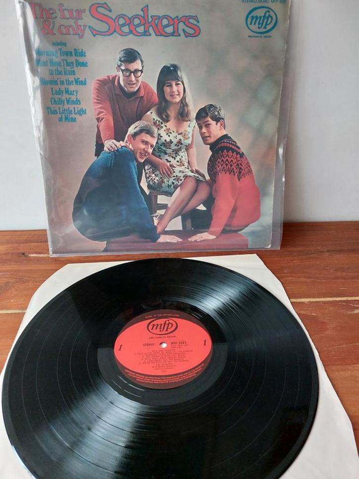 LP The Seekers-the four & only Seekers/folk,world, Cd's en Dvd's, Vinyl | Wereldmuziek, Zo goed als nieuw, 12 inch, Ophalen of Verzenden