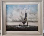 Schilderij schip op zee, Antiek en Kunst, Ophalen of Verzenden