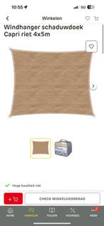Schaduwdoek Capri 4x5, Tuin en Terras, Schaduwdoeken, Ophalen of Verzenden, Zo goed als nieuw