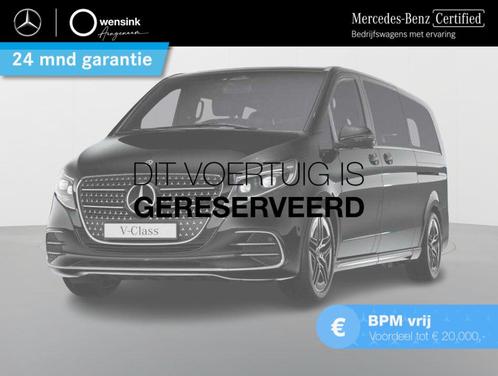Mercedes-Benz V-klasse 300d XL L3 AMG 4MATIC Dubbele Cabine, Auto's, Bestelauto's, Bedrijf, Te koop, 4x4, ABS, Achteruitrijcamera