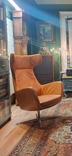 Mooie lederen design zetel - Nieuwstaat, Ophalen, Design, 75 tot 100 cm, Zo goed als nieuw