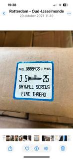 Gipsplaatschroeven 3.5x25mm - 1000 stuks, Ophalen, Nieuw, Minder dan 50 mm, Schroeven
