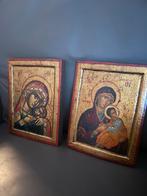 Twee Griekse iconen, Ophalen of Verzenden