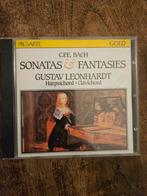 C.P.E. Bach - Sonatas & Fantasies - Gustav Leonhardt, Cd's en Dvd's, Ophalen of Verzenden, Barok, Zo goed als nieuw, Kamermuziek