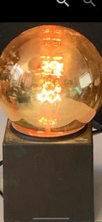 Vintage Philps lamp in goud of zilver kleur, Ophalen of Verzenden, Zo goed als nieuw, Minder dan 50 cm