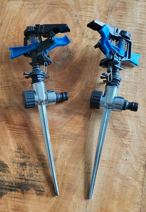 2 Gamma impulssproeiers, 1x gebruikt, Tuin en Terras, Tuinsproeiers, Zo goed als nieuw, Ophalen of Verzenden