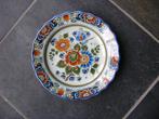 Wandbord - Delft - Polychroom - handwerk - genummerd, Antiek en Kunst, Ophalen of Verzenden