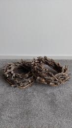 2 houten Kransen, Huis en Inrichting, Ophalen, Gebruikt