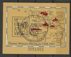 DDR 1989, blok 97, Gestempeld., Verzenden, DDR, Gestempeld