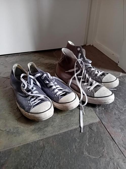 2 paar Converse All Star Maat 44, Kleding | Heren, Schoenen, Gedragen, Sneakers of Gympen, Overige kleuren, Ophalen of Verzenden