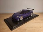 Porsche 911 GT3 RS - Spark - Ultra Violet, Hobby en Vrije tijd, Modelauto's | 1:18, Ophalen of Verzenden, Zo goed als nieuw, Auto