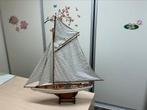 Model zeilboot van hout., Hobby en Vrije tijd, Modelbouw | Boten en Schepen, Ophalen, Zo goed als nieuw, Overige merken