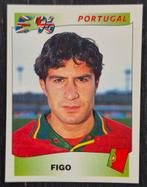 Panini Luis Figo - Portugal, EK 1996. Rode achterkant., Ophalen of Verzenden, Zo goed als nieuw, Buitenlandse clubs, Poster, Plaatje of Sticker