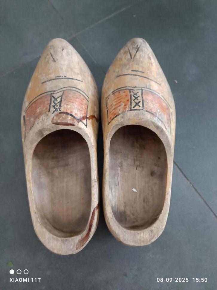 Klompen handgemaakt. Mt.41, Kleding | Heren, Schoenen, Gedragen, Klompen, Bruin, Ophalen of Verzenden