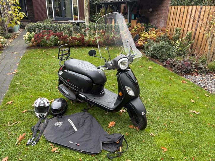 SYM Fiddle III – 2020 – 50 km/u – Zwart Mat – 17.342 km, Fietsen en Brommers, Scooters | SYM, Gebruikt, Maximaal 45 km/u, Benzine