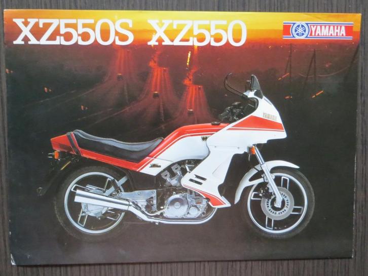 Folder Yamaha XZ 550 / XZ 550 S - 1983, Motoren, Handleidingen en Instructieboekjes, Yamaha, Verzenden