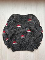 Vintage Kerst Gebreide Trui M, Blauw, ., Vintage, Ophalen of Verzenden
