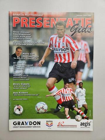 ⚽ Presentatiegids Sparta 2004-2005 ⚽ beschikbaar voor biedingen