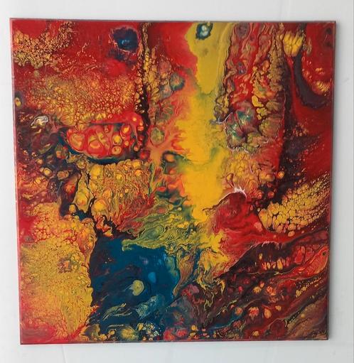 KUNST TEGELS, Antiek en Kunst, Kunst | Schilderijen | Abstract, Ophalen of Verzenden