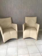 Leren fauteuils., Huis en Inrichting, Fauteuils, Ophalen, Minder dan 75 cm, Vintage, Leer