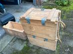 Vintage leger explosieven kisten duits, Huis en Inrichting, Woonaccessoires | Kisten, Ophalen of Verzenden, 50 tot 100 cm, Minder dan 50 cm