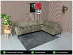 GRATIS LEVERING Hoekbank Donkergroen 285x205 REFURBISHED
