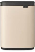 Brabantia Bo Pedaalemmer 4L - Soft Beige, Met pedaal, Nieuw, Ophalen of Verzenden, Minder dan 10 liter