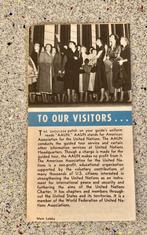 Folder VN gebouw New York 1955, Overige merken, Verzenden, Zo goed als nieuw, Noord-Amerika