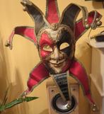 Venetiaans Jester-masker handgemaakt, Ophalen of Verzenden