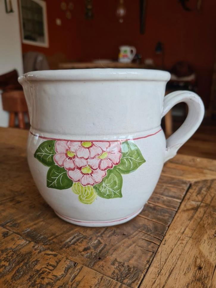 Portugese rustieke landelijke melkkan., Antiek en Kunst, Antiek | Keramiek en Aardewerk, Ophalen of Verzenden