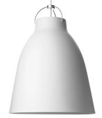 Fritz Hansen Caravaggio matt P4 hanglamp 2x wit, Modern, Metaal, Zo goed als nieuw, 50 tot 75 cm