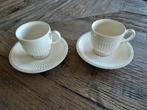 wedgwood edme servies espresso mokka kop en schotel, Ophalen of Verzenden, Zo goed als nieuw, Wedgwood, Kop(pen) en/of Schotel(s)