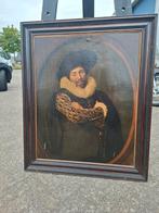 De bekende Isaac Abrahamsz portret op staandard, Ophalen of Verzenden