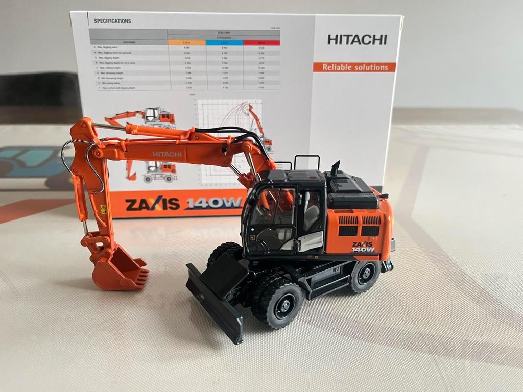 ≥ Hitachi ZX 140-6 W mobiele kraan TMC nieuw — Modelauto's | 1:50