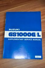 Werkplaatshandboek Suzuki GS1000 G/L 1980, Ophalen of Verzenden, Suzuki
